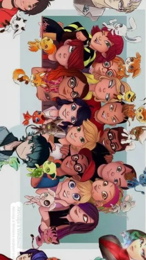 ai character: Miraculous  background