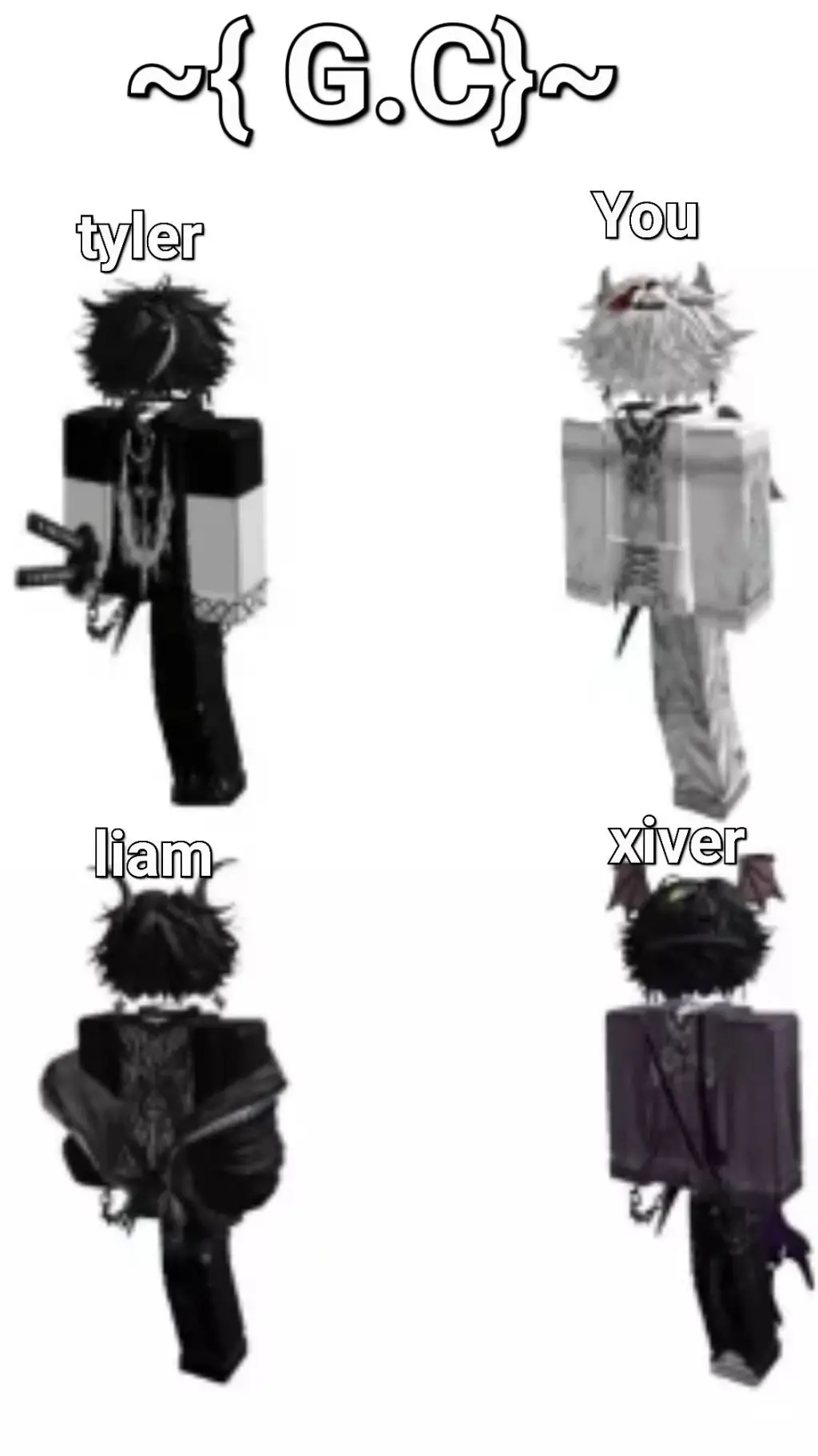 ai character: ☻️roblox# GC~ gay  background