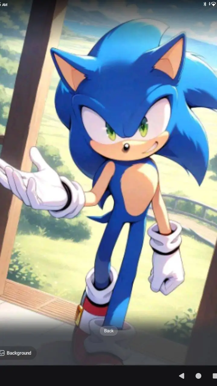 ai character: Sonic background