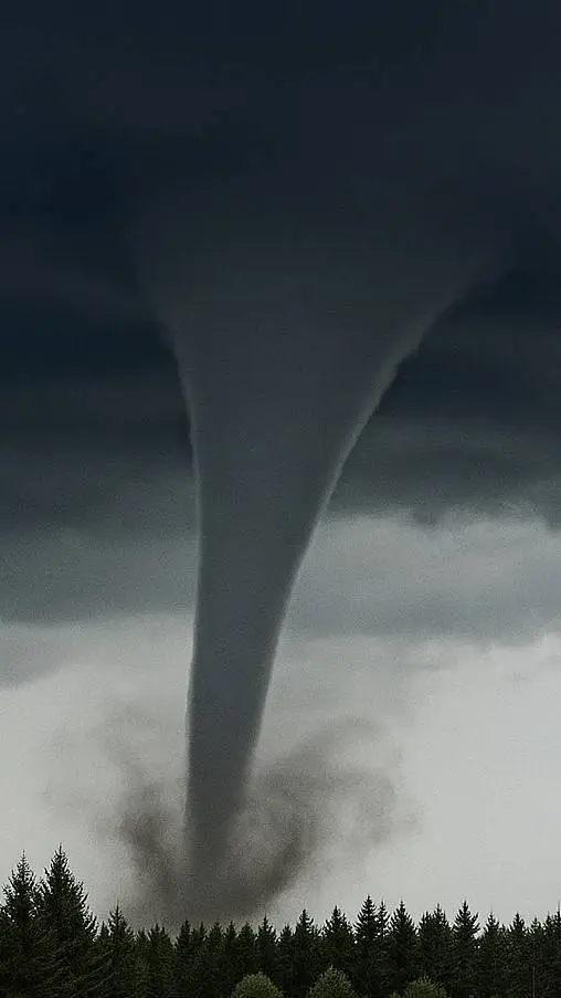 ai character: tornado background