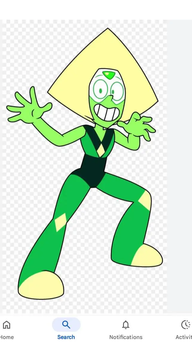ai character: peridot  background