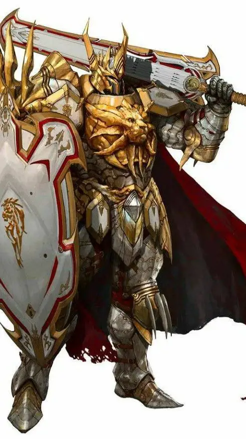 ai character: cavaleiro divino background