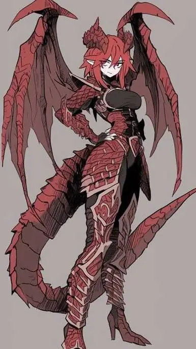 ai character: Silvia Dragon background