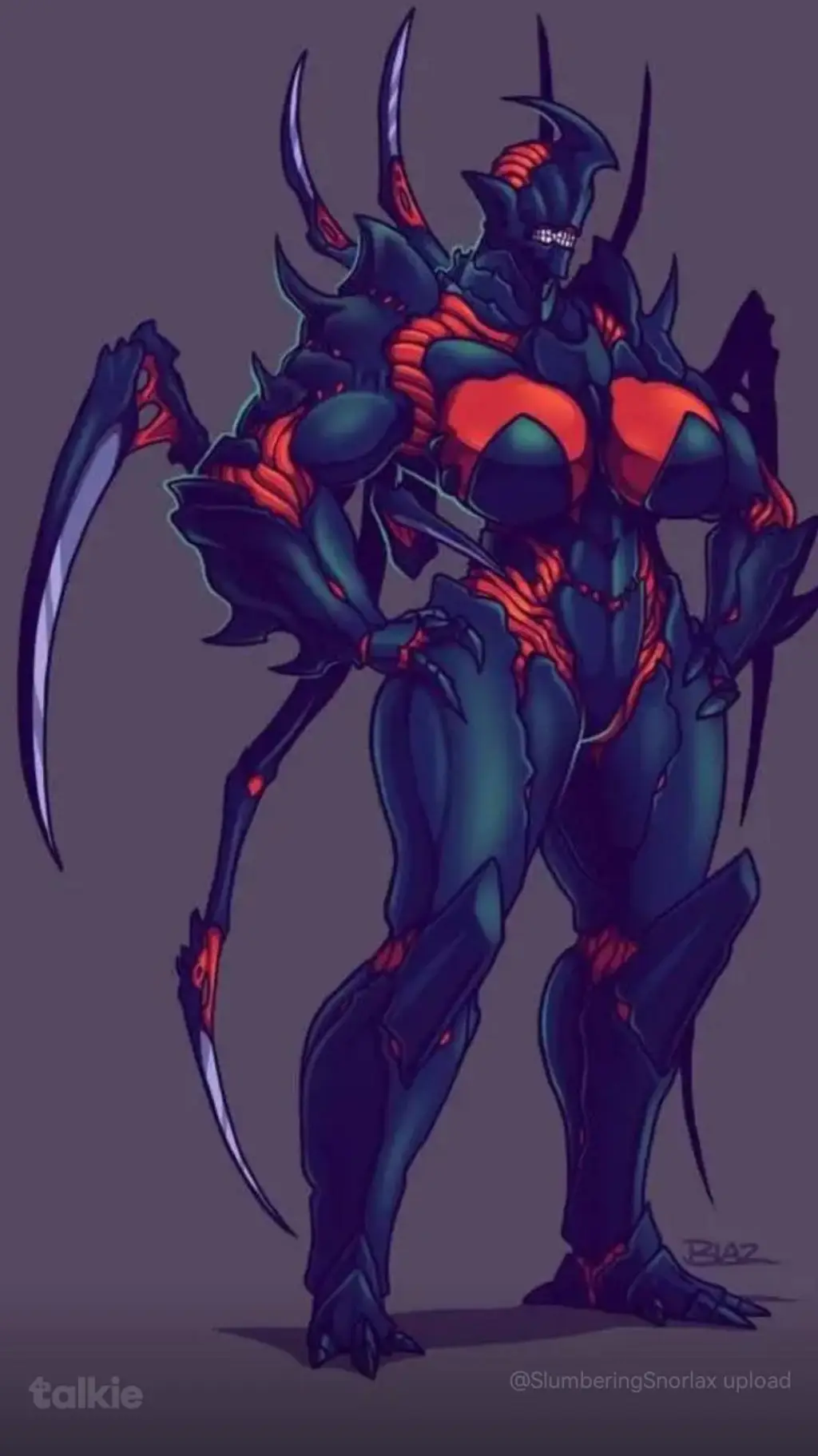 ai character: Alien  background