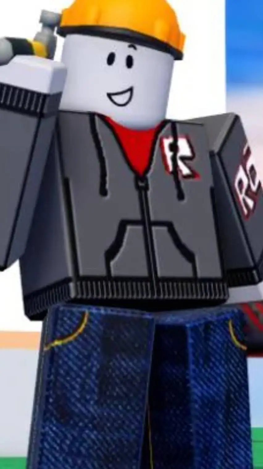 ai character: °•.Builderman.•° background
