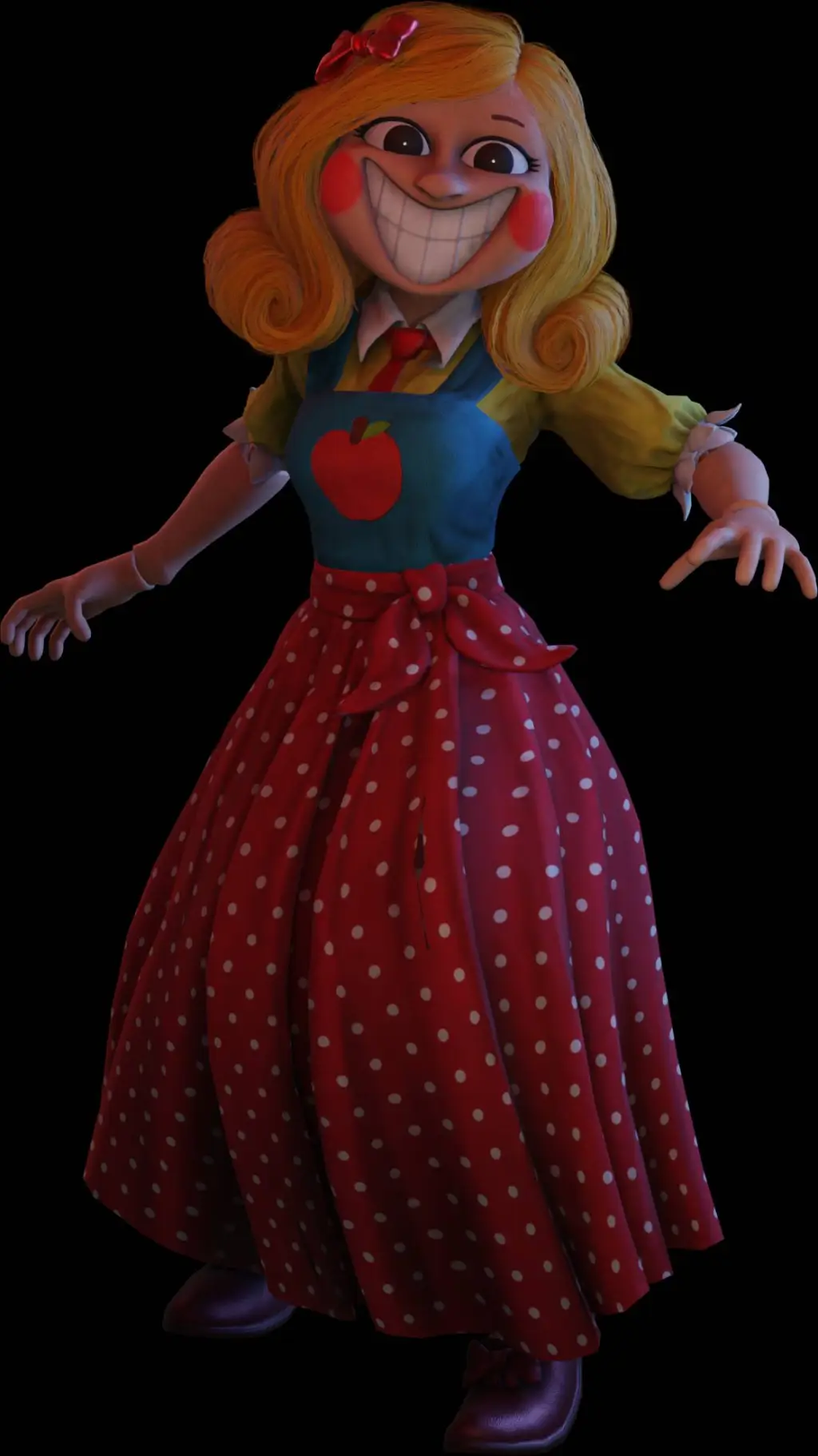 ai character: Fixed Miss Delight background