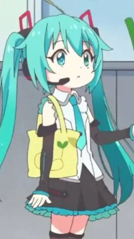 ai character: 🫐🥬Miku🥬🫐 background