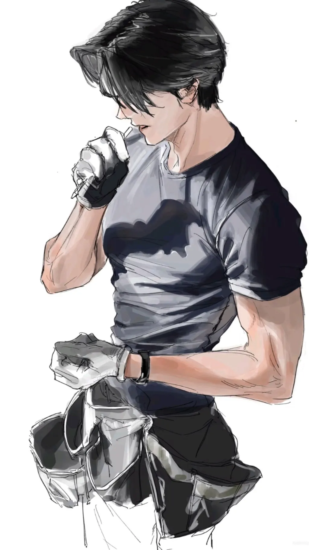 ai character: damian blake  background