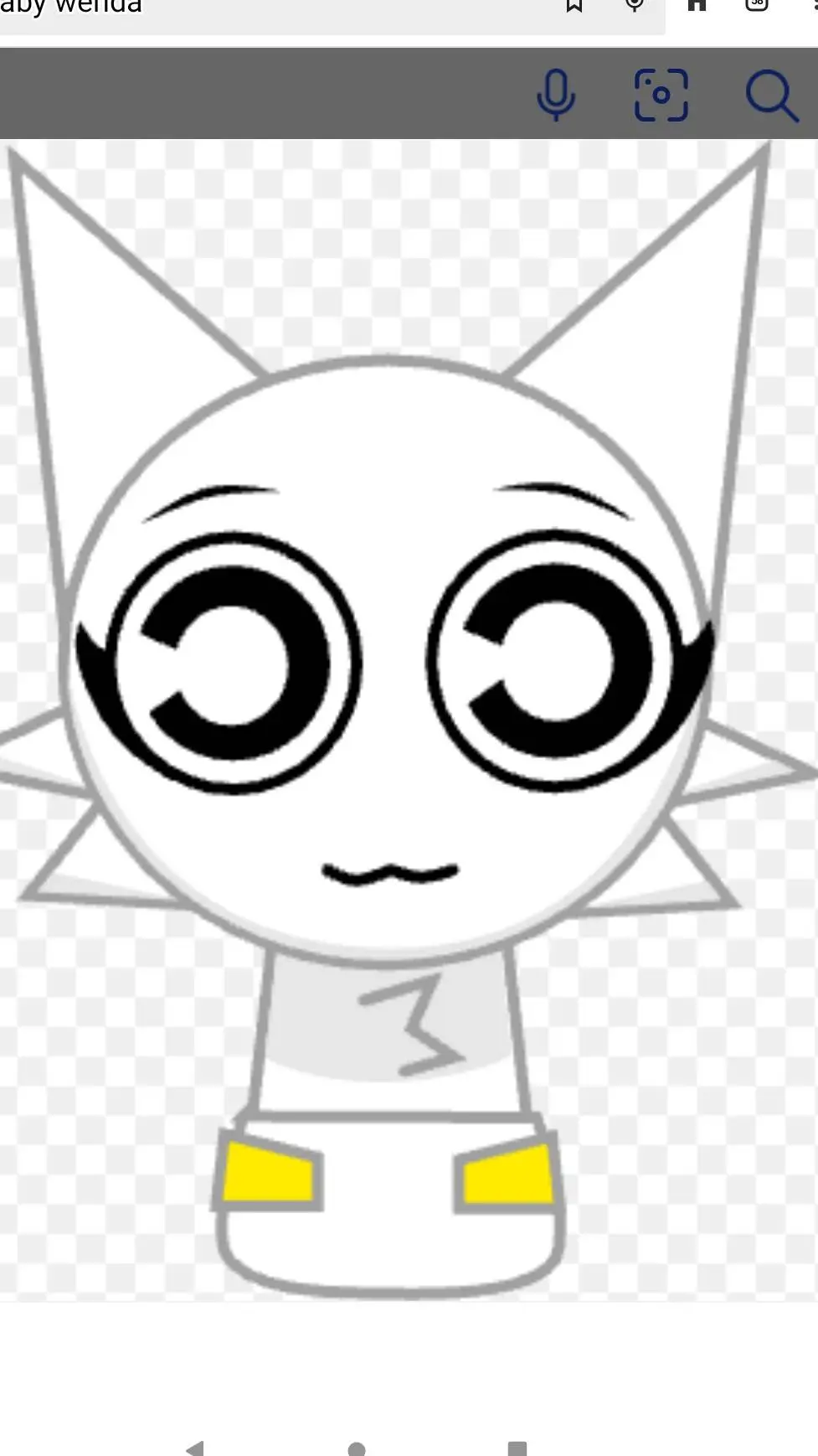 ai character: Baby Wenda!  background