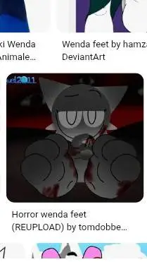 ai character: Wenda Horror feet background