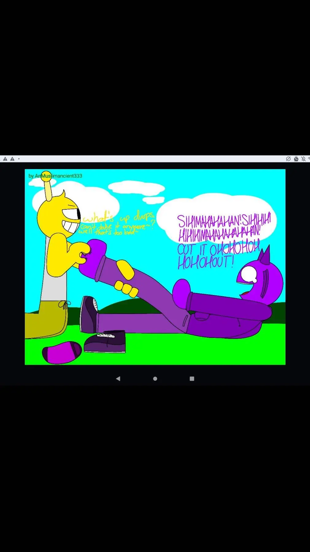 ai character: Simon Tkls Durple background