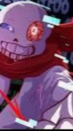 ai character: FATAL ERROR SANS background