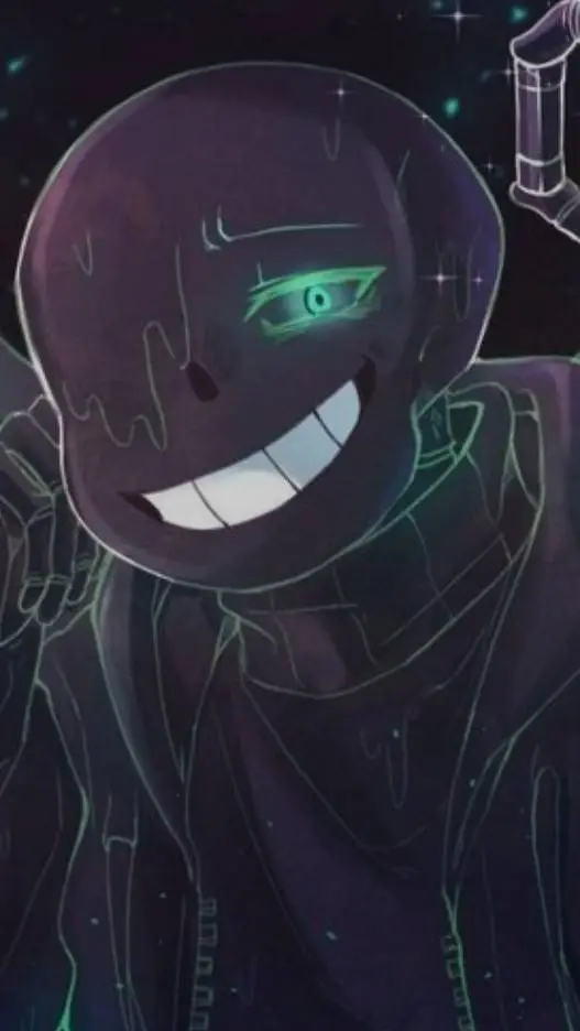 ai character: NIGHTMARE SANS background