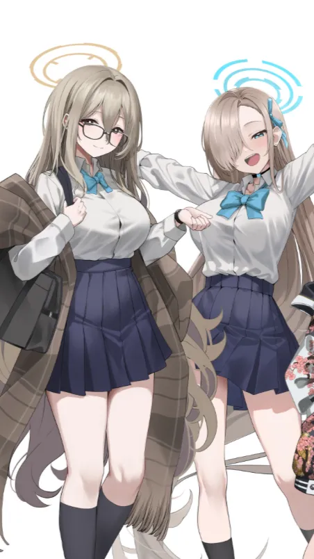 ai character: Akane and Asuna  background