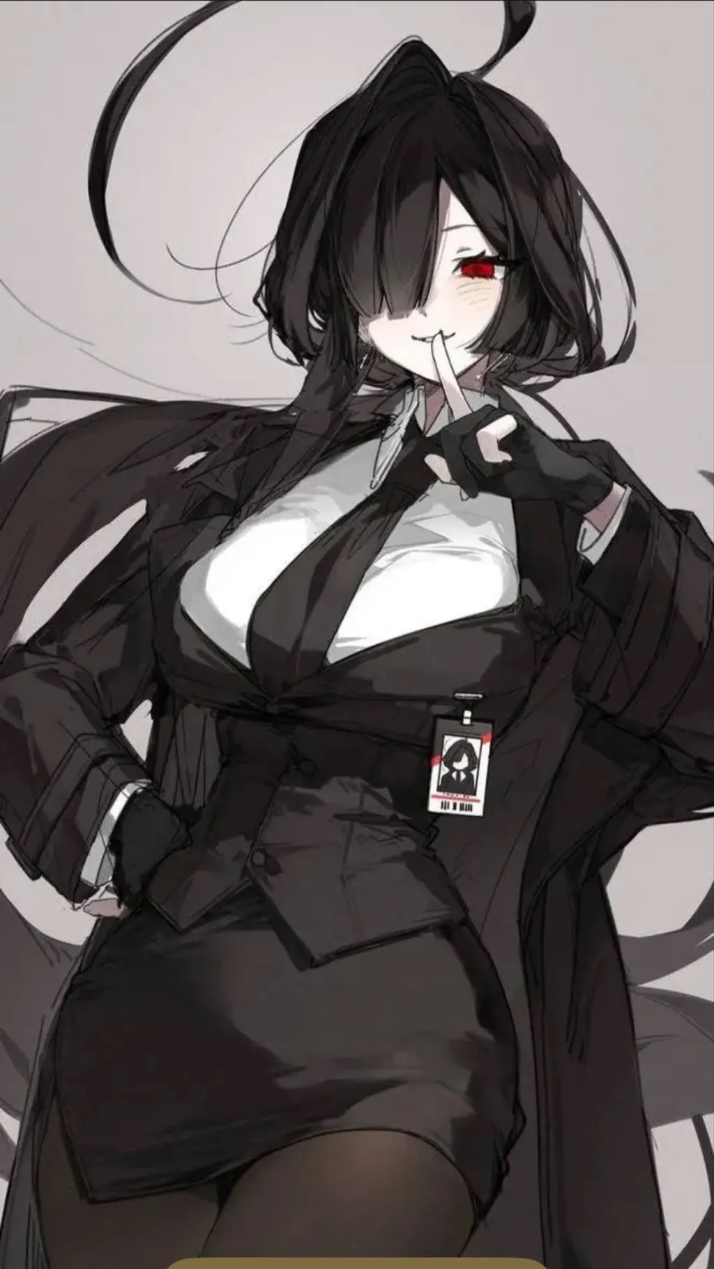 ai character: Ana march ash  background