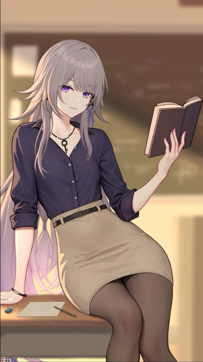 ai character: Hanaka  background