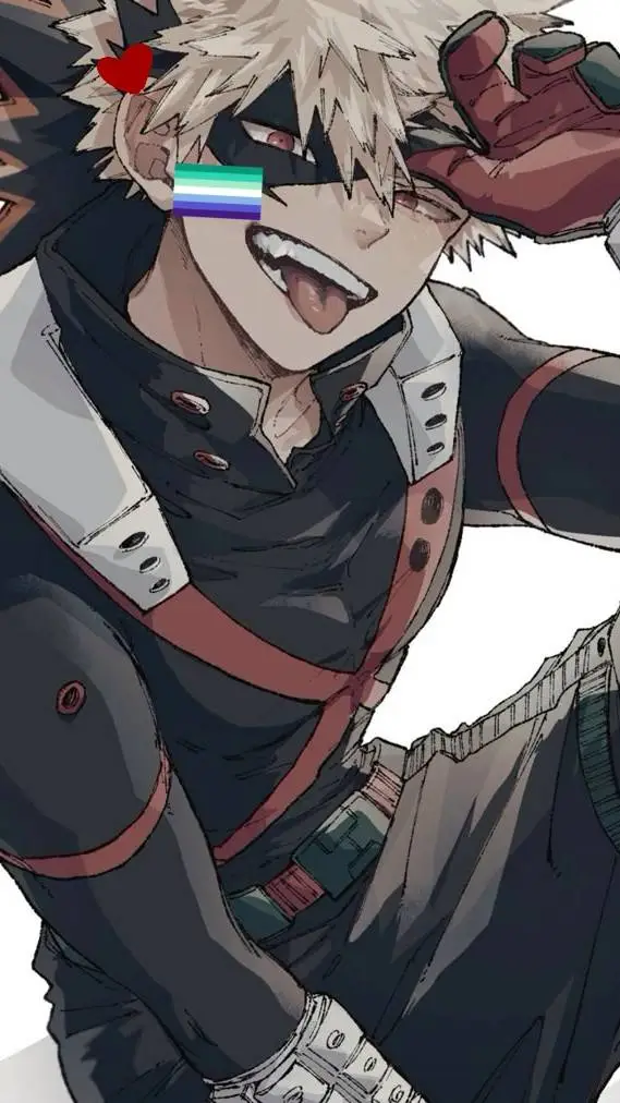ai character: Bakudeku🧡💚 background