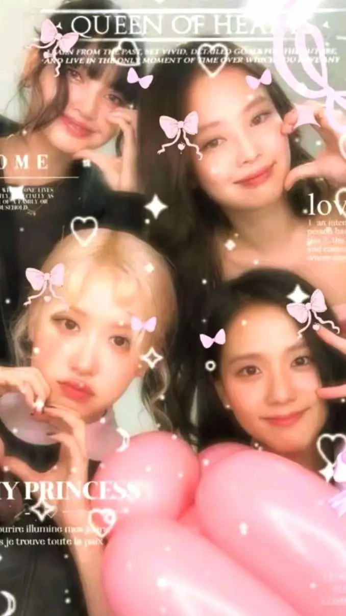 ai character: blackpink  background