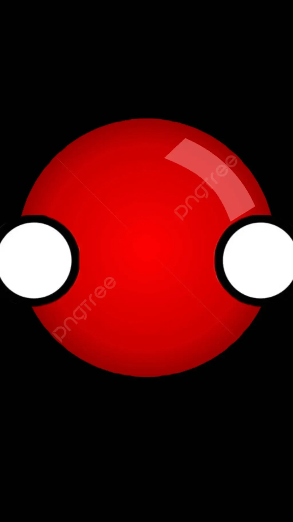 ai character: red Ball👍 background