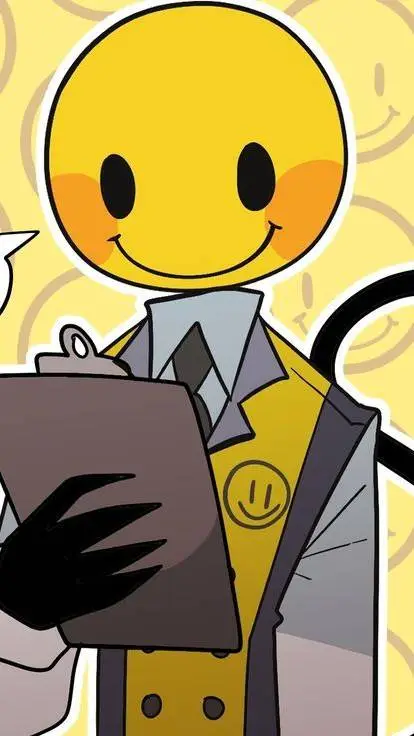 ai character: confused verdiy background