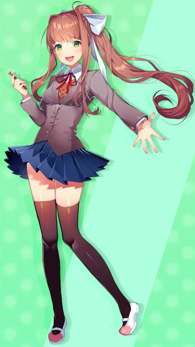 ai character: Monika  background