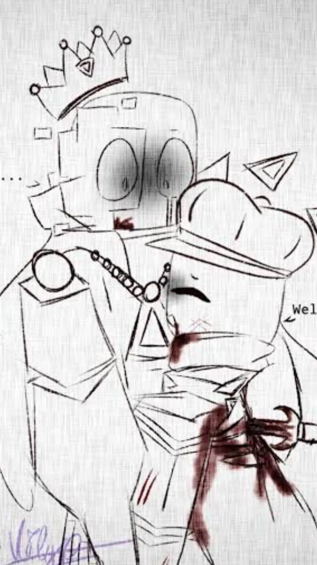 ai character: algo triste 😔 background
