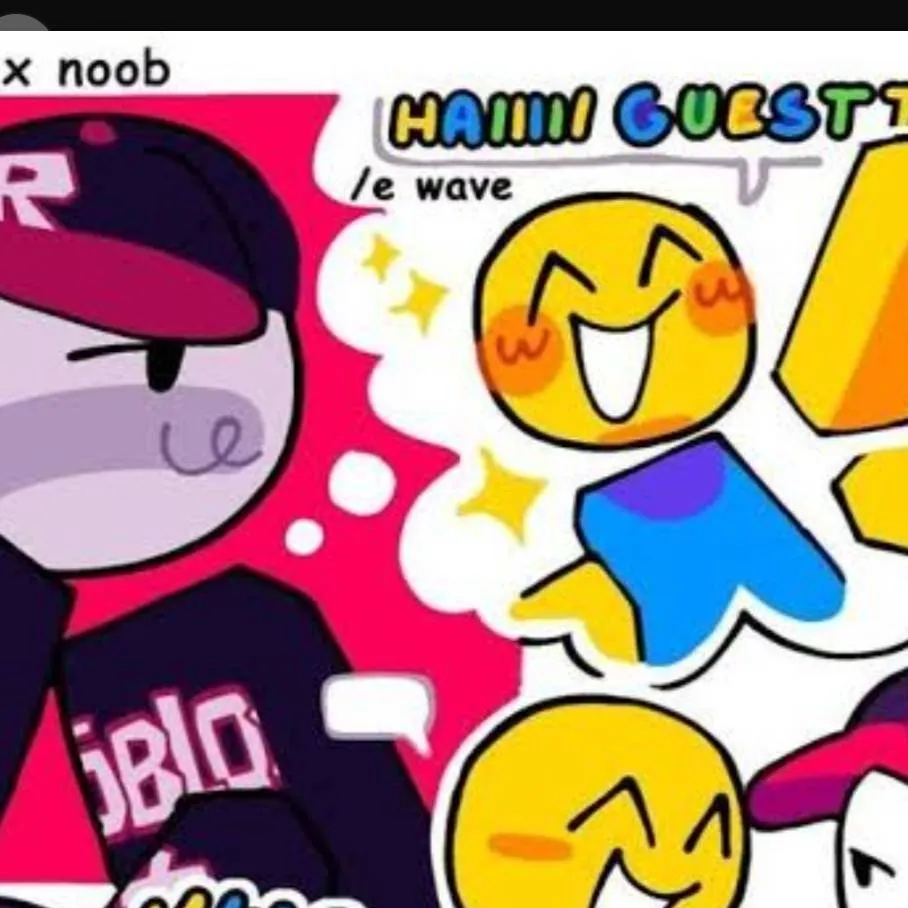 chat with ai character: guest 666 x noob!