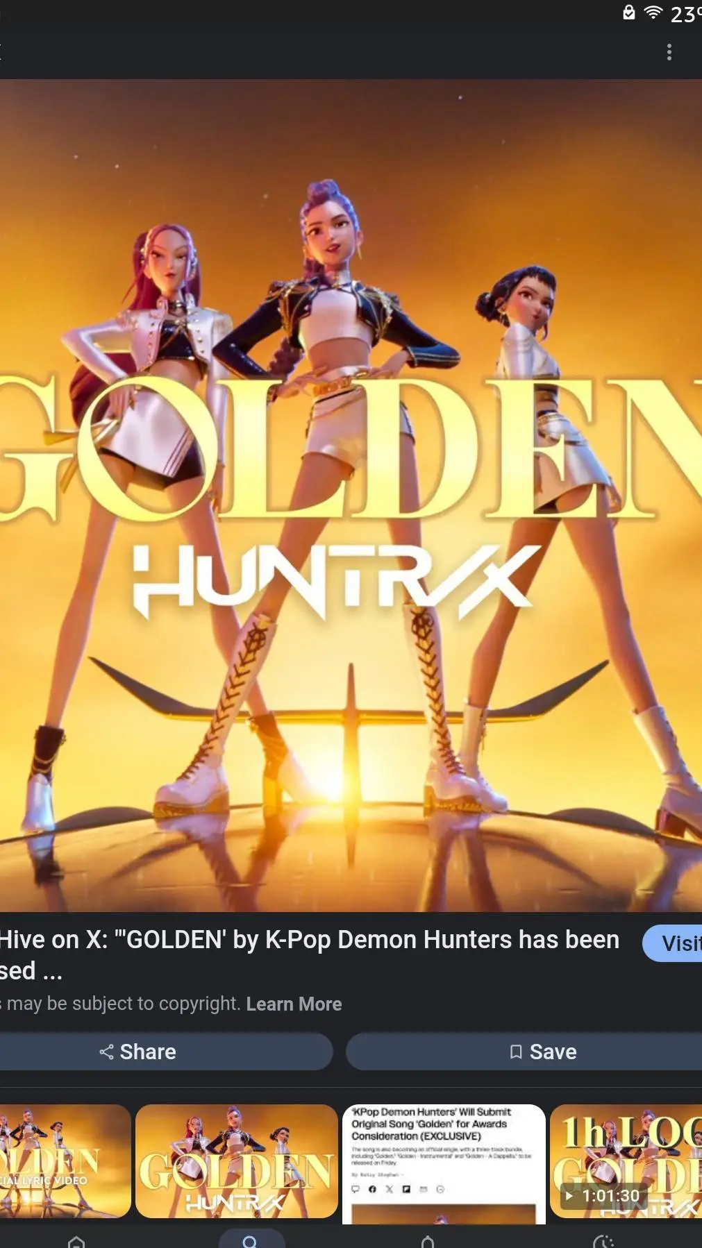 ai character: K pop demon hunter background