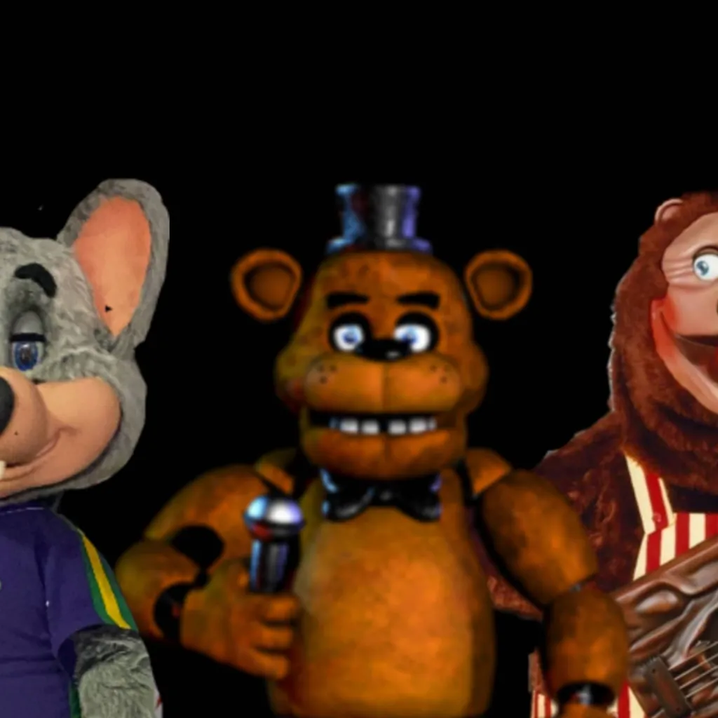chat with ai character: three animatronic 