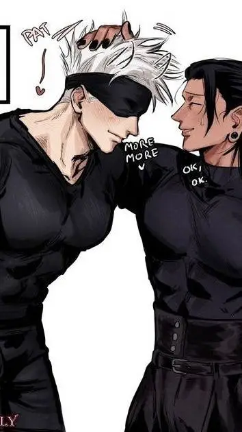 ai character: {~gojo x geto~} background