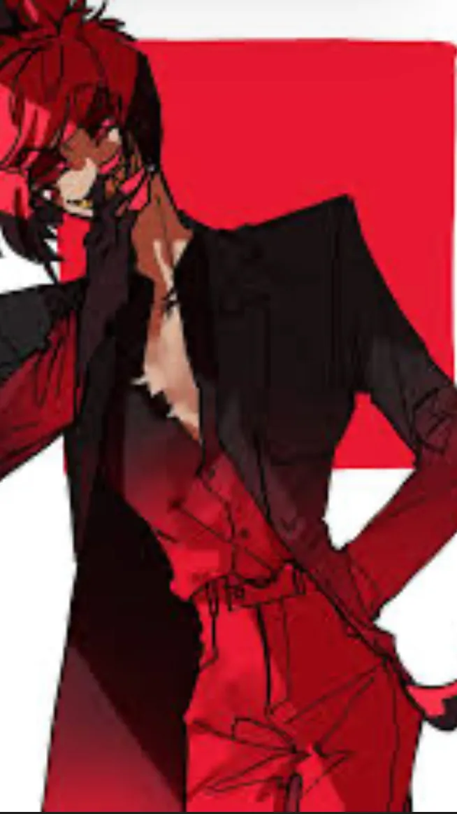 ai character: ￼Alastor ￼Al background