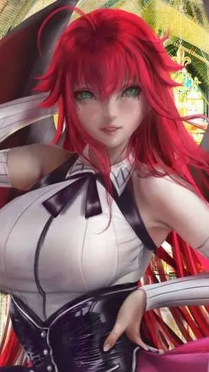 ai character: rías gremory  background