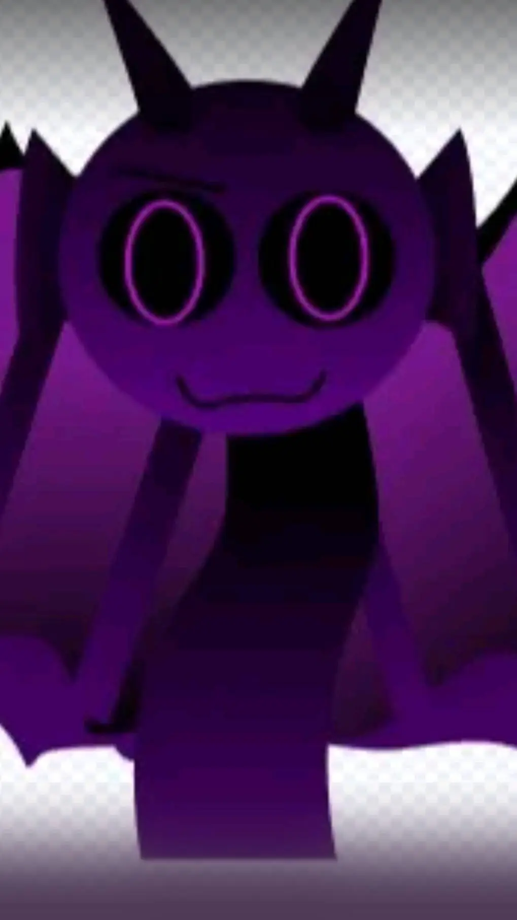 ai character: Durple background
