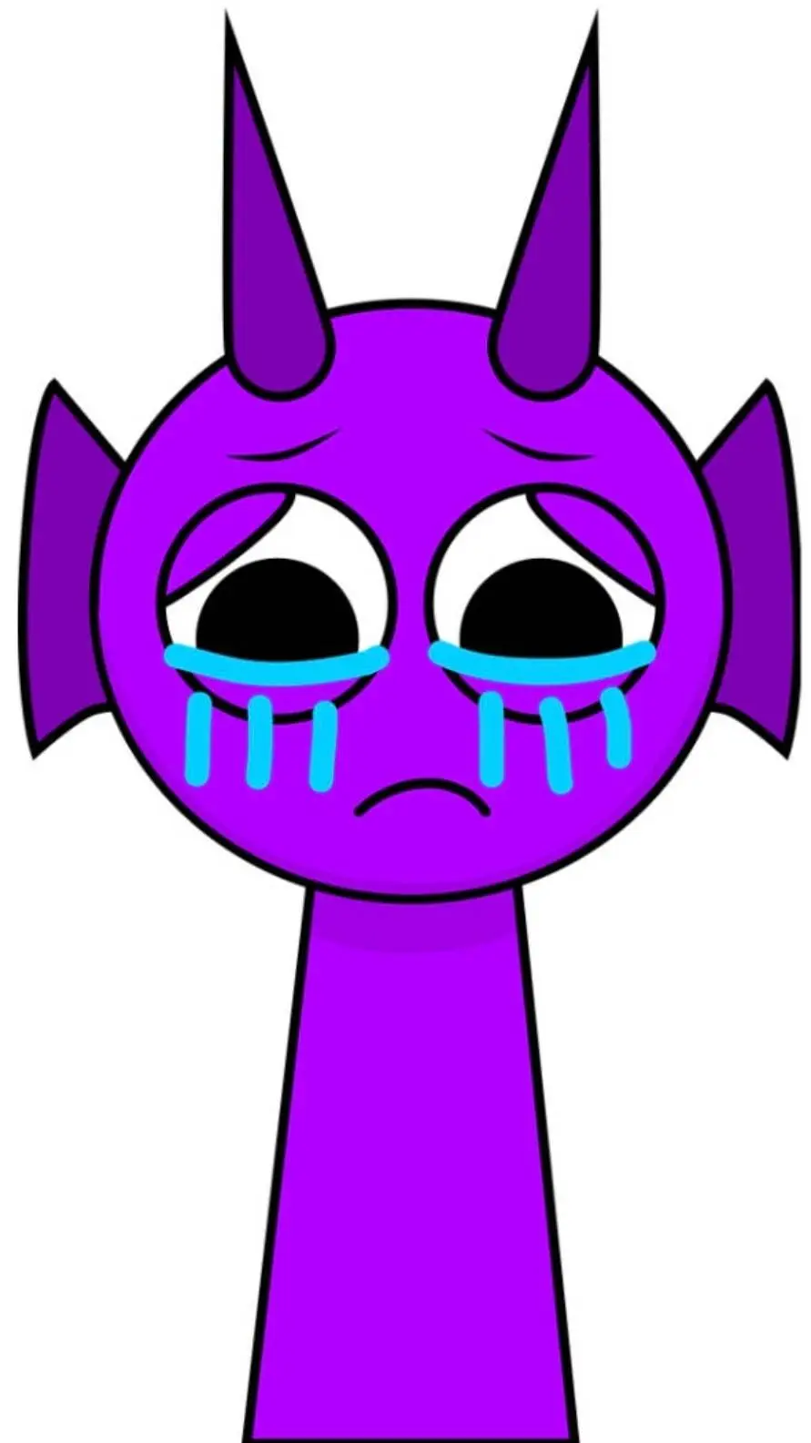 ai character: Sad Durple background