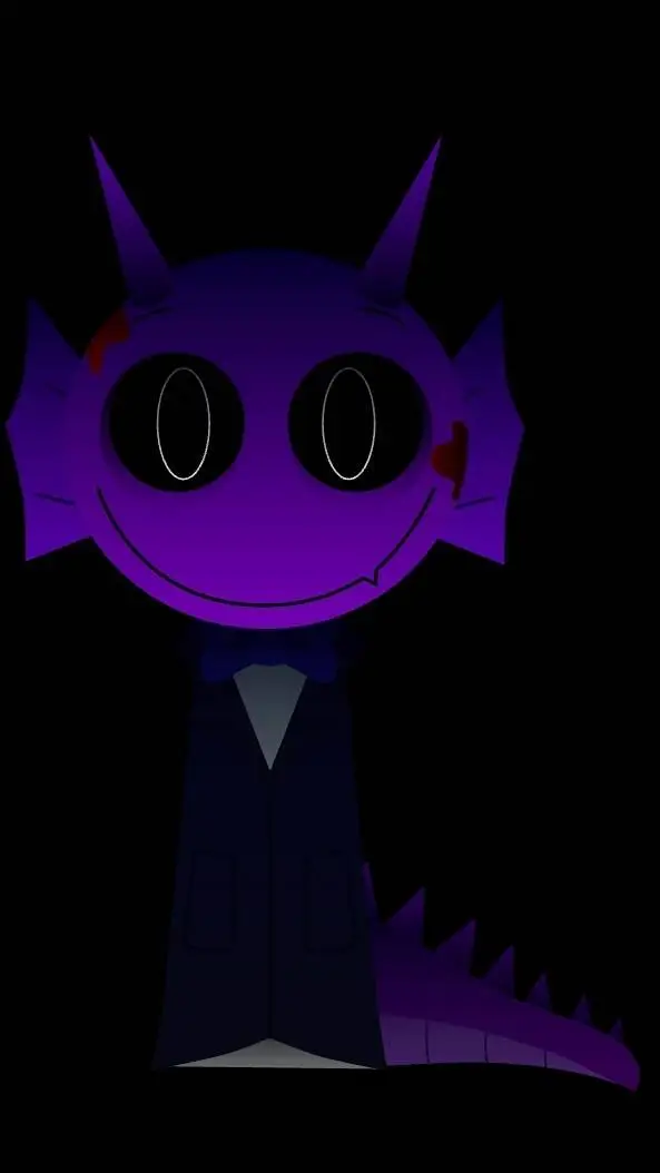 ai character: Horror PDox Durple background