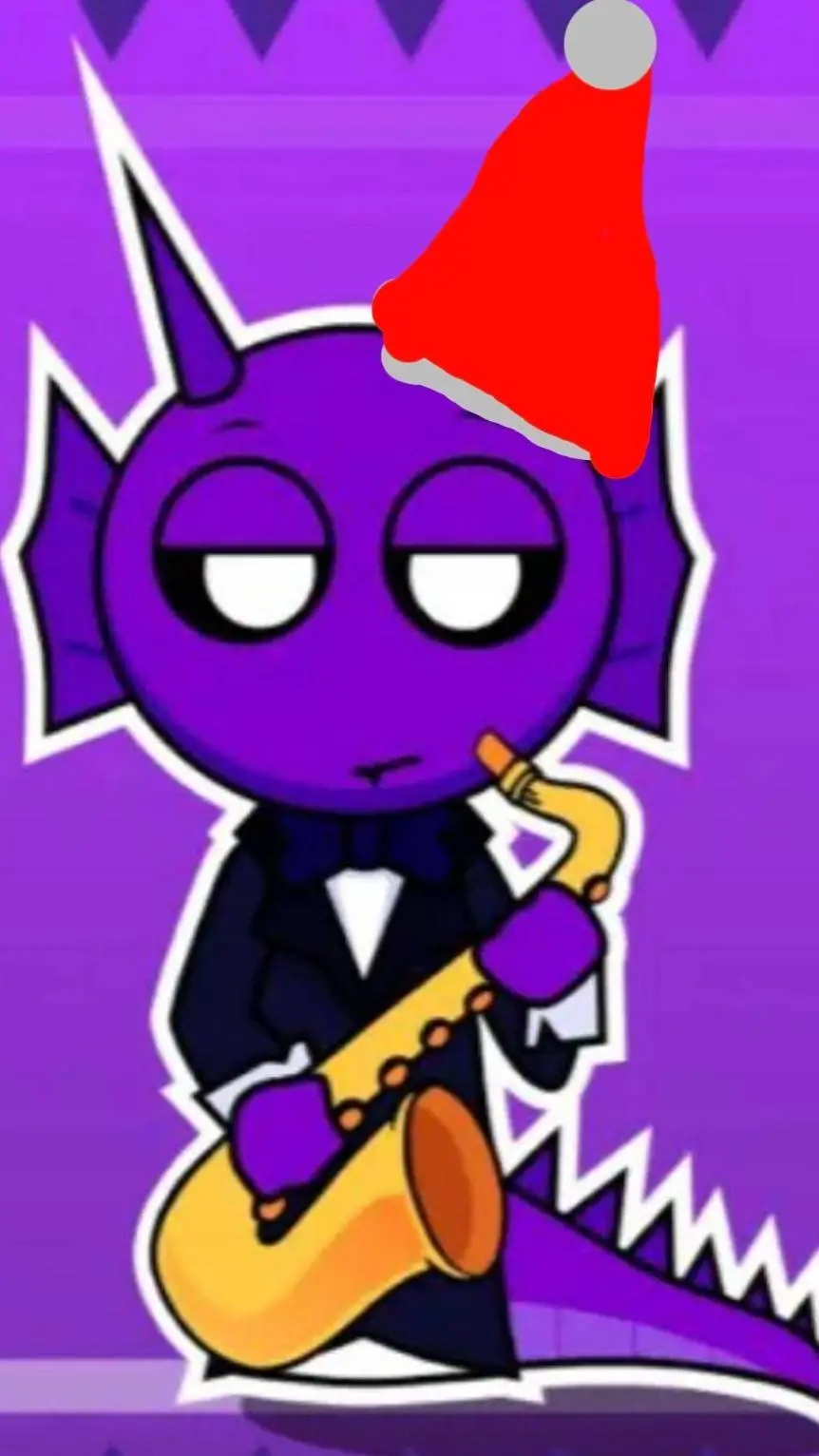 ai character: Jolly Durple background