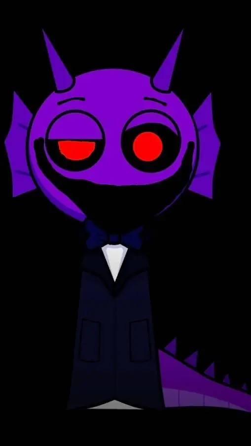 ai character: DURPLE.EXE background