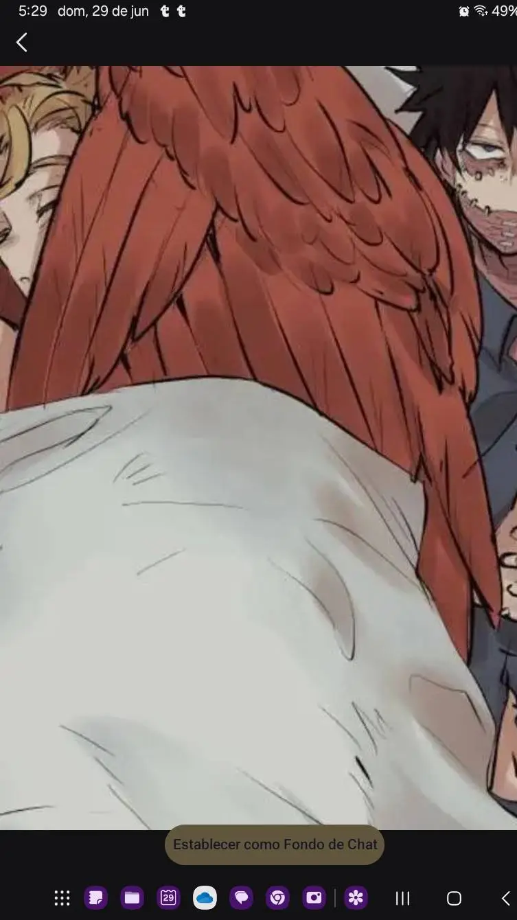 ai character: Hawks x Dabi background