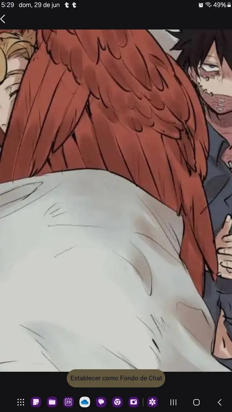 ai character: Hawks x Dabi background