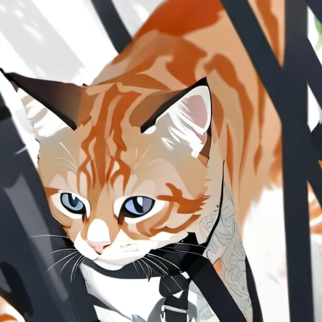 chat with ai character: orange cat