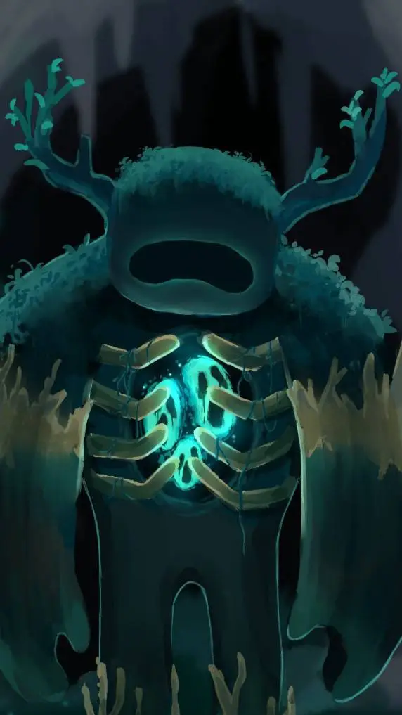 ai character: warden minecraft background