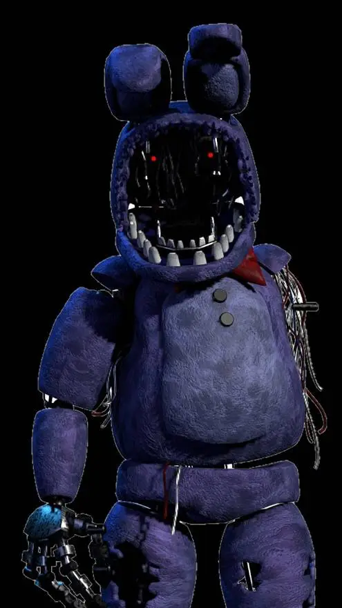 ai character: withered Bonnie  background