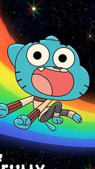 ai character: gumball  background