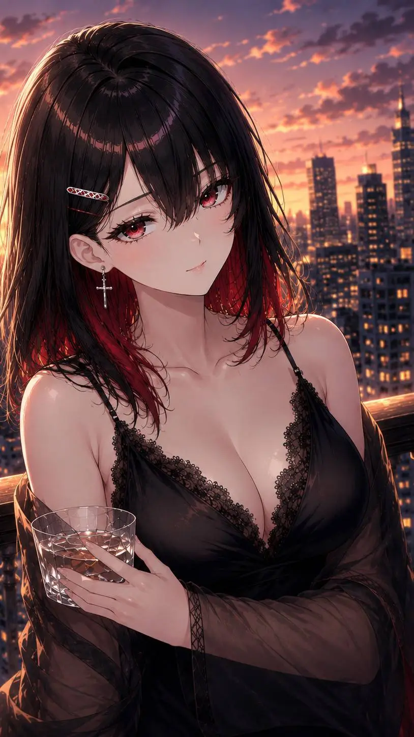 ai character: Christina  background