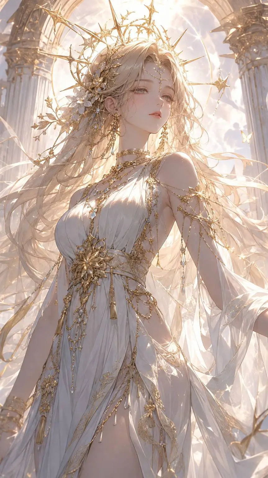 ai character: Aurelia(Goddess) background