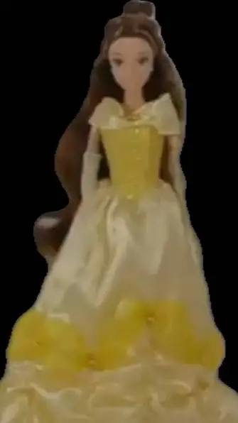 ai character: princess belle  background
