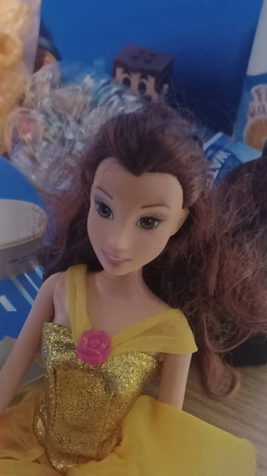 ai character: belle doll background