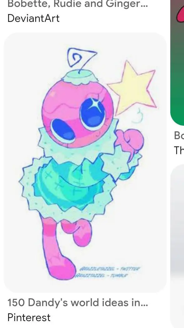 ai character: dandy world background