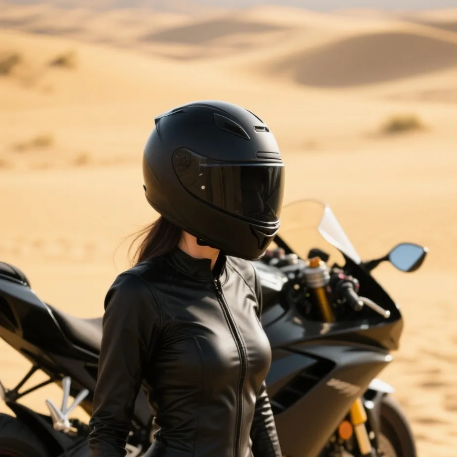 chat with ai character: Biker Girl