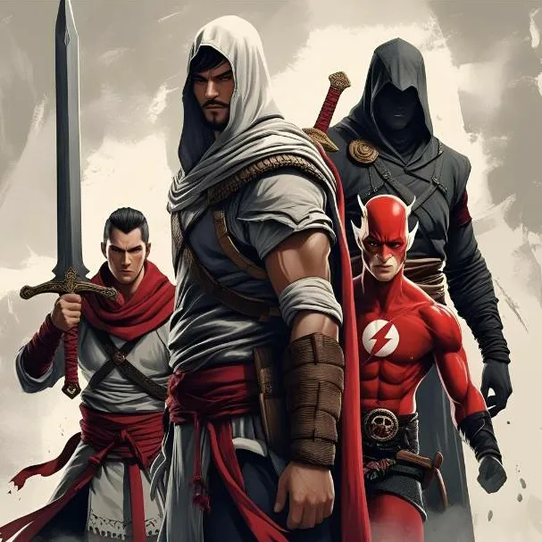chat with ai character: Les 4 guerriers